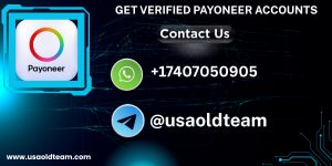 Get Verified Payoneer Accounts